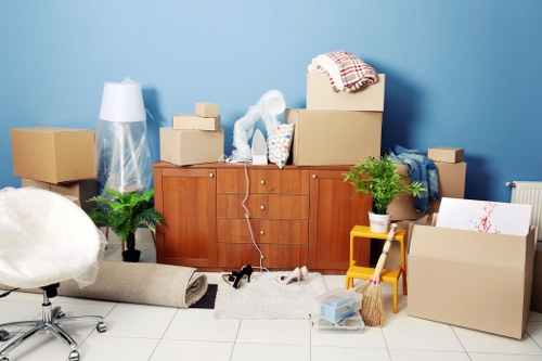 Commercial moving team planning a Blackfen business relocation