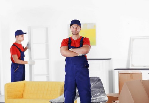 Man with van removal service helping with a local move in Blackfen