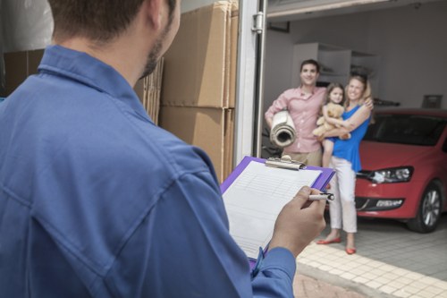 Residential removal access and parking considerations in Blackfen