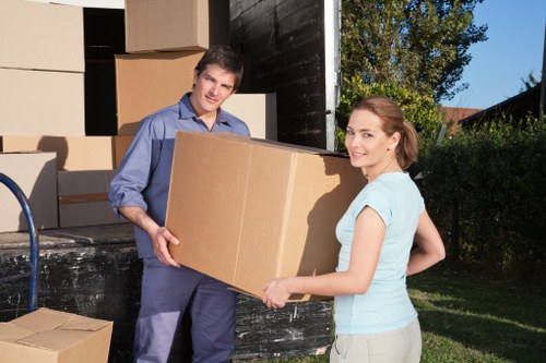 Professional moving truck prepared for a local Blackfen relocation