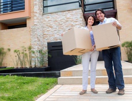 Local moving team preparing a removal van in Blackfen
